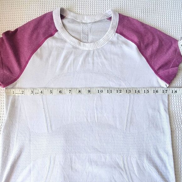 Lululemon women's Swiftly Tech Short Sleeve Tee T-shirt Size 10 - Picture 5 of 7